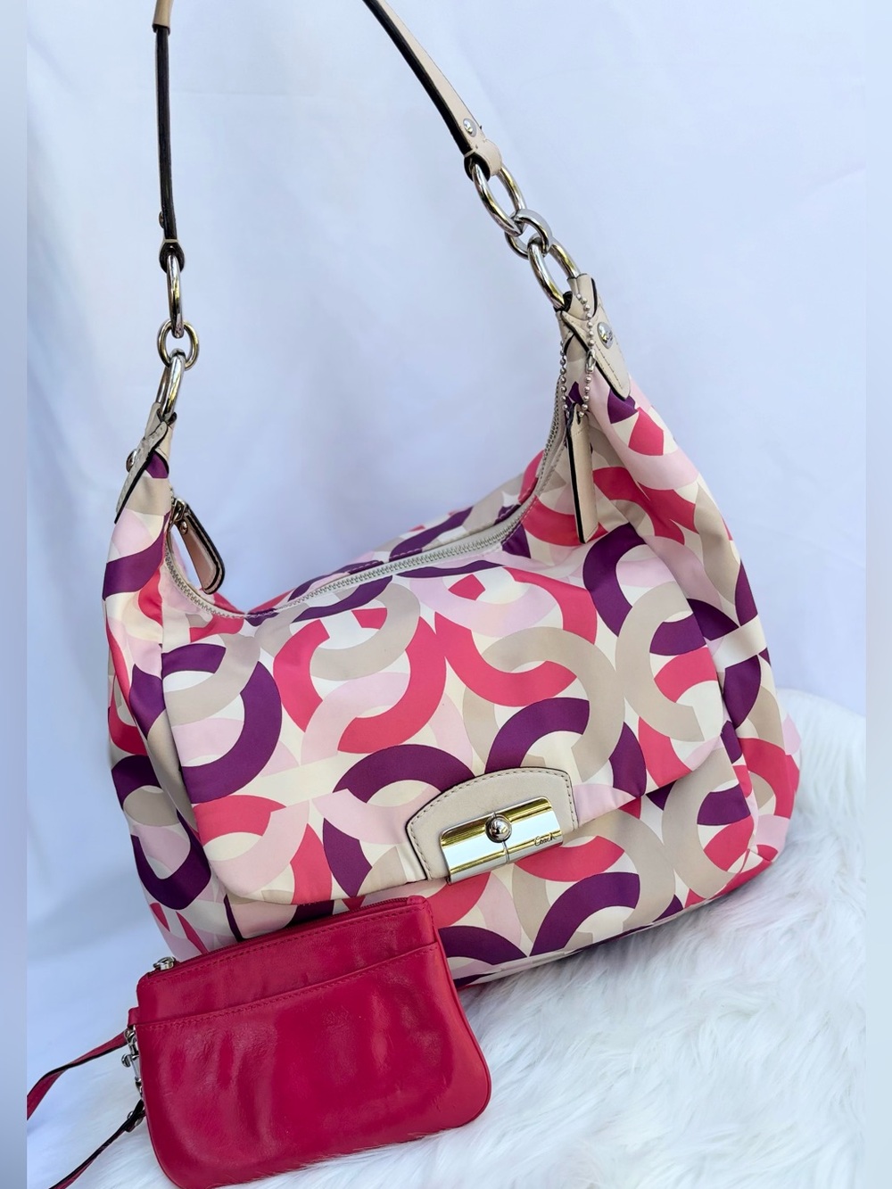 Coach Kristin Hobo Bag & Wristlet